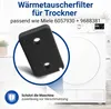 A close-up of a foam filter in front of a white dryer. Produktbild-Vorschau