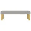 vidaXL Banc gris clair 100x30x30 cm Tissu Voir les images du produit 3