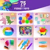 75 Stück Zappeln Spielzeuge für Kinder Partygeschenke Produktbild-Vorschau 2