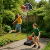VirtuFit Regulowany stojak do koszykówki 170–215 cm z piłką Podgląd zdjęcia produktu 2