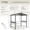 A diagram and specifications for a grill pavilion. Náhled obrázku produktu