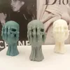 Halloween Schädel Kerzenform DIY Deko Handwerk Produktbild-Vorschau 6