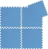 Several blue interlocking foam mats are arranged on a white background. Náhled obrázku produktu