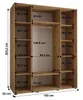 MEBLE KRYSPOL Cannes 10 Schrank mit 3 Schiebetüren - Produktbild-Vorschau 4