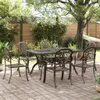 vidaXL Ensemble de jardin 7 pièces bronze fonte d'aluminium Voir les images du produit 2