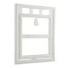 A white plastic pet door frame is shown against a white background. Náhled obrázku produktu