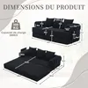 MODFU Canapé Convertible Modulable avec Poche Latérale et Voir les images du produit 4