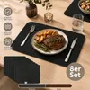 Platzset 8er Set Tischset Platzmatte Platzdecke Tischmatte Produktbild-Vorschau 2