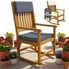 CASARIA® Chaise à bascule en bois d'Acacia 54x77x107cm Voir les images du produit 2
