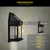 Nástenné svietidlo LED, detektor pohybu, čierne, H 17 cm Náhľad obrázku produktu 16