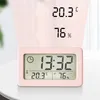 Mini digitální hodiny teplota vzduchu vlhkost přenosné Náhled obrázku produktu 6