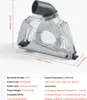 A dust shroud for a grinder is shown against a white background with dimensions and product information overlaid. Náhľad obrázku produktu