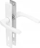 A white door handle set with a key lock mechanism. Anteprima dell’immagine prodotto