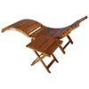 The Living Store Sonnenliege mit Tisch und Auflage Produktbild-Vorschau 3