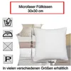 4er Pack Füllkissen 40 x 40 cm Microfaser Kissenfüllung Produktbild-Vorschau 4