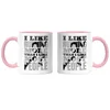 I Like Running More Than I Like Most People Tasse Rosa Produktbild-Vorschau 3