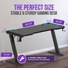 Avalo Bureau Gaming - 120x60x73 cm - Bureau de jeu avec Voir les images du produit 4