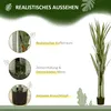 HOMCOM Umelá juka, veľká, 190 cm, umelá rastlina, umelá Náhľad obrázku produktu 4