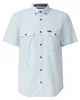 s.Oliver Herren Kurzarmhemd Regular Fit Kurzarm blau Produktbild-Vorschau 2