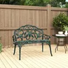 Outsunny Banc de Jardin 2 Places Style nšŠo-ršŠtro Motif Voir les images du produit 2