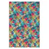 Urwald Geschenkpapier mit Blüten und Blättern in grün blau Produktbild-Vorschau 3