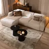 Bronx71 Couchtisch Set Ash rund Ø50 / 62 cm Eiche schwarz Produktbild-Vorschau 2