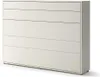 Schrankbett 140 x 200 Horizontal BC-04 Kaschmir LENART BED Produktbild-Vorschau 2
