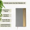 Taschenkalender 2026 A6 + Lang - Softtouch Oberfläche, 1 Produktbild-Vorschau 2