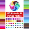 Opret Origami Papier 10x10 cm – 50 Farben, 100 Blatt Produktbild-Vorschau 5
