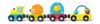Woody Spielzeugeisenbahn mit Igel und Spielzeug Produktbild-Vorschau 1