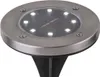 GLOBO 33414 Solarleuchte Edelstahl, 8x LED Produktbild-Vorschau 4