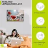 ARTland Leinwandbild Mohnblumenwiese III Größe: 60x40 cm Produktbild-Vorschau 3