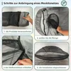 MRWIZMS Ultra, Schlafsack, leicht, mit Mückennetz, ideal Produktbild-Vorschau 3