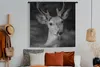 MuchoWow® Wandteppich Wandbehang Tierprofil Hirsche in Produktbild-Vorschau 4