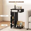 HOMCOM Beistelltisch Couchtisch mit Rollen, Schreibtisch Produktbild-Vorschau 7