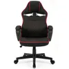 SENSE7 Gaming stoel, stof, zwart-rood - Ergonomische Productafbeelding-voorbeeld 11