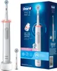 A product shot of an Oral-B electric toothbrush and its packaging. Produktbild-Vorschau