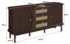 Merax Sideboard 140 cm, Rattanschrank mit 3 Schubladen & 2 Produktbild-Vorschau 7