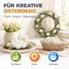 50 sztuk plastikowych jajek – białe jajka z tworzywa Podgląd zdjęcia produktu 5