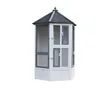 Vogelvoliere Voliere COCO Vogelhaus Käfig Holz Vogel Produktbild-Vorschau 2