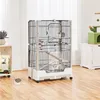 Yaheetech Nagerkäfig Kleintierkäfig abnehmbar mit 4 Ebenen Produktbild-Vorschau 3