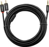 Klinke 3,5mm auf 2 Cinch Stecker, AUX Audio Stereo Kabel Produktbild-Vorschau 4
