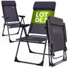 CASARIA® 2x Chaises de jardin pliantes Anthracite en Voir les images du produit 1