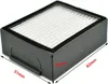 A close-up view of a replacement filter for a robot vacuum cleaner, with dimensions indicated. Produktbild-Vorschau