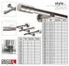 Deco-Raum Gardinenstange auf Maß Style Edelstahl-optik Produktbild-Vorschau 8