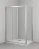 Cabine de douche 140 cm + paroi fixe 70 cm - Portière Voir les images du produit 2
