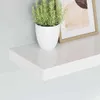 vidaXL Závěsné police 2 ks. Bílé 40x23x3,8 cm MDF Náhled obrázku produktu 4