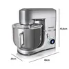 HEINRICHS Küchenmaschine Knetmaschine Edelstahl Schüssel Produktbild-Vorschau 3