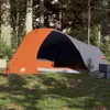 vidaXL Tenda da campeggio a cupola 4 persone Grigio e Anteprima dell’immagine prodotto 2
