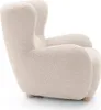 Ohrensessel FILO Rolf 03 Beige Sand Bouclé Teddy Sessel Produktbild-Vorschau 5